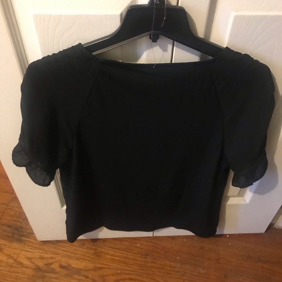 Ann Taylor Ruched V-Neck Top - Picture 4 of 10